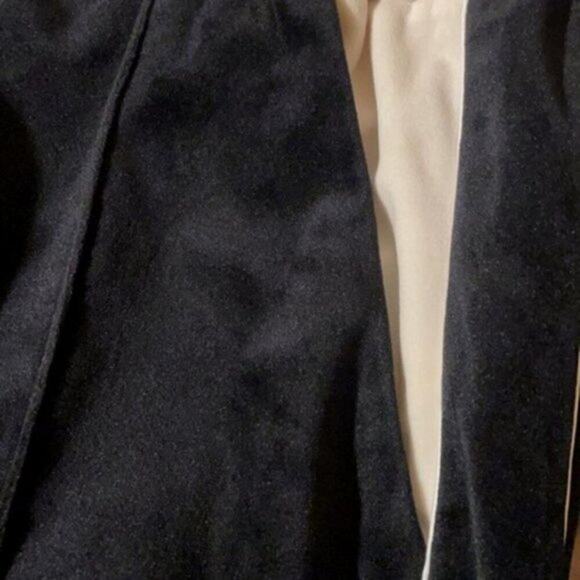 Emporio Armani Velour Casual Pants Black size 10 - Picture 9 of 11